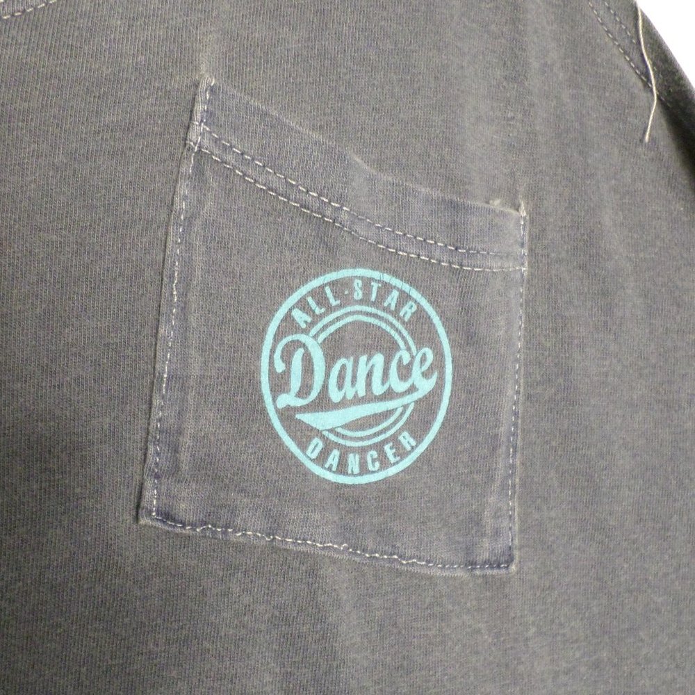 All Star Dancer Authentic Pigment Blue Grey Tank Top Large - Picture 2 of 7
